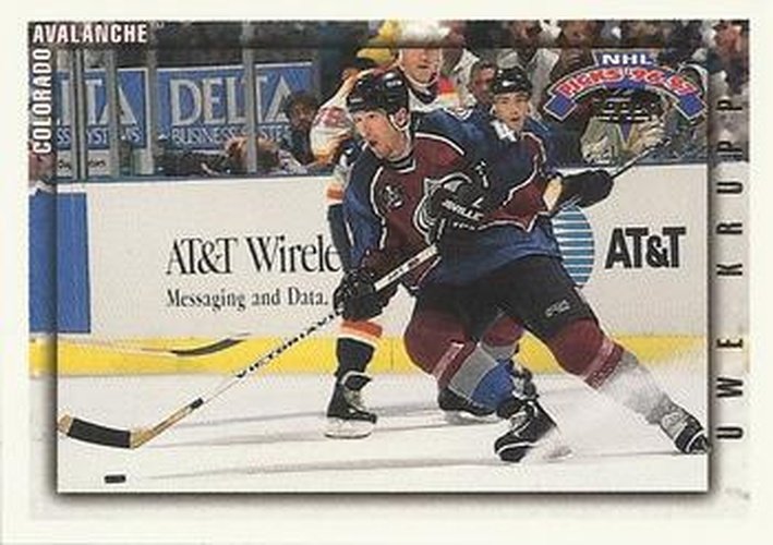 #163 Uwe Krupp - Colorado Avalanche - 1996-97 Topps NHL Picks Hockey