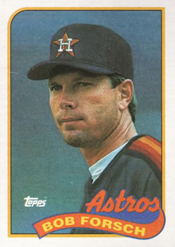 #163 Bob Forsch - Houston Astros - 1989 Topps Baseball