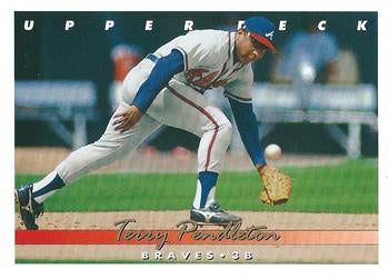#163 Terry Pendleton - Atlanta Braves - 1993 Upper Deck Baseball