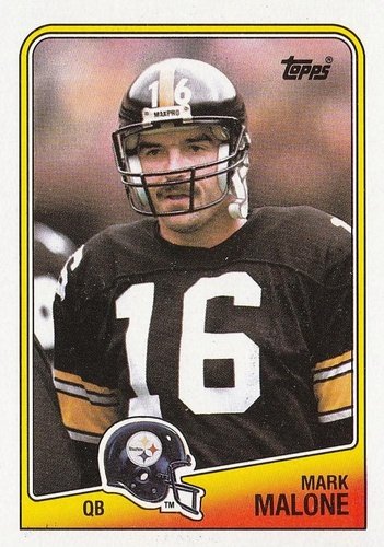 #163 Mark Malone - Pittsburgh Steelers - 1988 Topps Football