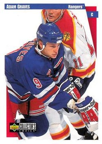 #163 Adam Graves - New York Rangers - 1997-98 Collector's Choice Hockey