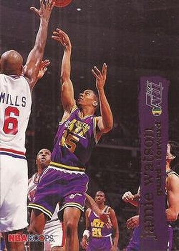 #163 Jamie Watson - Utah Jazz - 1995-96 Hoops Basketball