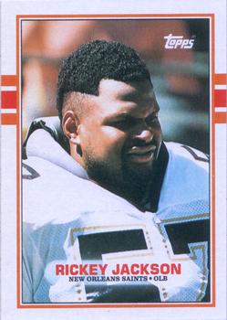 #163 Rickey Jackson - New Orleans Saints - 1989 Topps Football