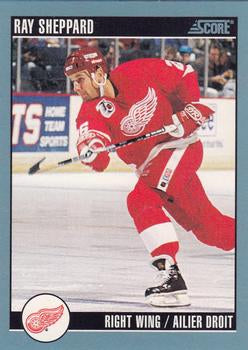 #163 Ray Sheppard - Detroit Red Wings - 1992-93 Score Canadian Hockey