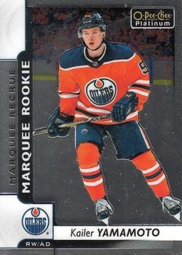 #163 Kailer Yamamoto - Edmonton Oilers - 2017-18 O-Pee-Chee Platinum Hockey