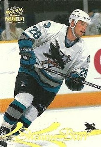 #163 Shawn Burr - San Jose Sharks - 1997-98 Pacific Paramount Hockey
