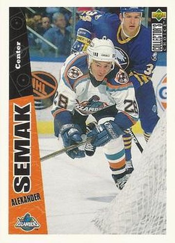 #163 Alexander Semak - New York Islanders - 1996-97 Collector's Choice Hockey