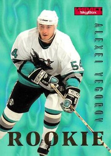 #163 Alexei Yegorov - San Jose Sharks - 1996-97 SkyBox Impact Hockey
