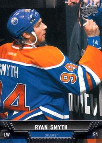 #163 Ryan Smyth - Edmonton Oilers - 2013-14 Upper Deck Hockey