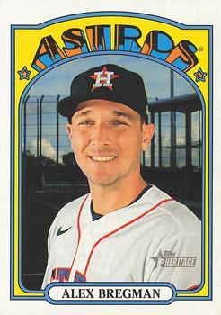 #163 Alex Bregman - Houston Astros - 2021 Topps Heritage Baseball