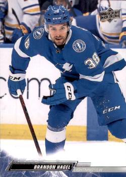 #163 Brandon Hagel - Tampa Bay Lightning - 2022-23 Upper Deck Hockey