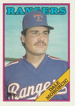 #163 Dale Mohorcic - Texas Rangers - 1988 Topps Baseball