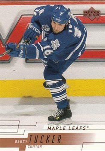 #163 Darcy Tucker - Toronto Maple Leafs - 2000-01 Upper Deck Hockey