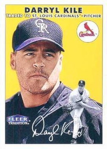 #163 Darryl Kile - St. Louis Cardinals - 2000 Fleer Tradition Baseball