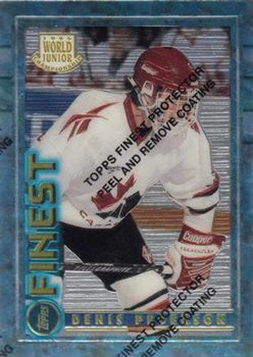 #163 Denis Pederson - Canada - 1994-95 Finest Hockey