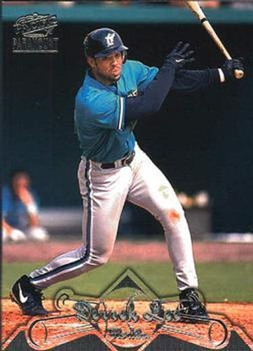 #163 Derrek Lee - Florida Marlins - 1998 Pacific Paramount Baseball