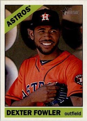 #163 Dexter Fowler - Houston Astros - 2015 Topps Heritage Baseball