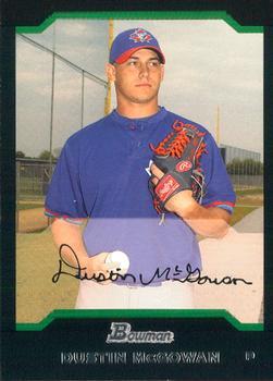 #163 Dustin McGowan - Toronto Blue Jays - 2004 Bowman Baseball