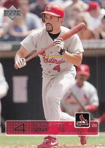 #163 Fernando Vina - St. Louis Cardinals - 2003 Upper Deck Baseball