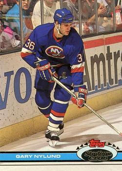 #163 Gary Nylund - New York Islanders - 1991-92 Stadium Club Hockey