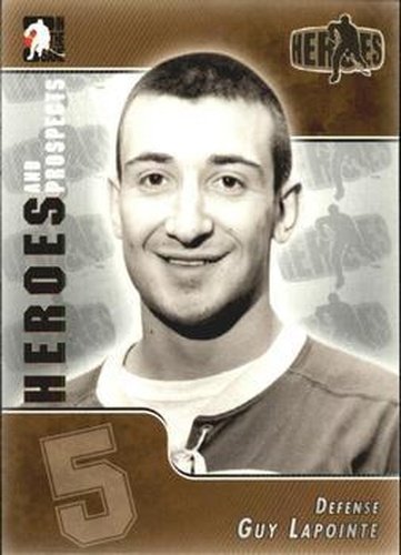#163 Guy Lapointe - Houston Apollos - 2004-05 In The Game Heroes and Prospects Hockey