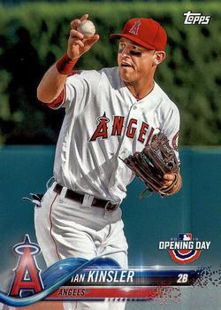 #163 Ian Kinsler - Los Angeles Angels - 2018 Topps Opening Day Baseball