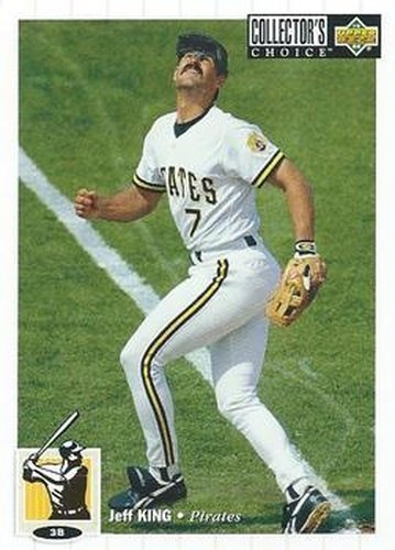 #163 Jeff King - Pittsburgh Pirates - 1994 Collector's Choice Baseball