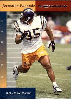 #163 Jermaine Fazande - San Diego Chargers - 1999 Donruss Football