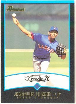 #163 Joaquin Benoit - Texas Rangers - 2001 Bowman Baseball