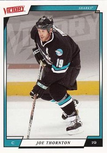 #163 Joe Thornton - San Jose Sharks - 2006-07 Upper Deck Victory Hockey