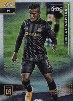 #163 Jose Cifuentes - Los Angeles FC - 2021 Topps Chrome MLS Soccer