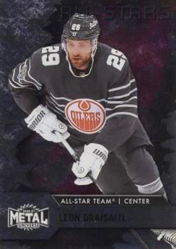 #163 Leon Draisaitl - Edmonton Oilers - 2020-21 Skybox Metal Universe Hockey