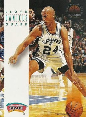 #163 Lloyd Daniels - San Antonio Spurs - 1993-94 SkyBox Premium Basketball
