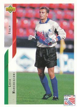 #163 Luca Marchegiani - Italy - 1994 Upper Deck World Cup Contenders English/Spanish Soccer