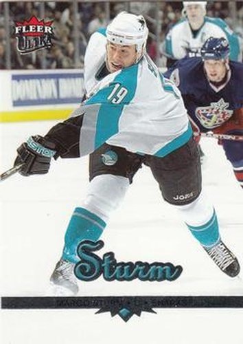 #163 Marco Sturm - San Jose Sharks - 2005-06 Ultra Hockey