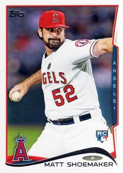 #163 Matt Shoemaker - Los Angeles Angels - 2014 Topps Baseball