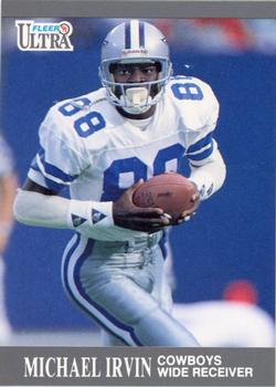 #163 Michael Irvin - Dallas Cowboys - 1991 Ultra Football