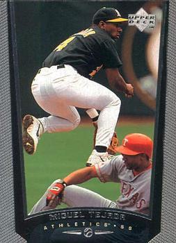 #163 Miguel Tejada - Oakland Athletics - 1999 Upper Deck Baseball