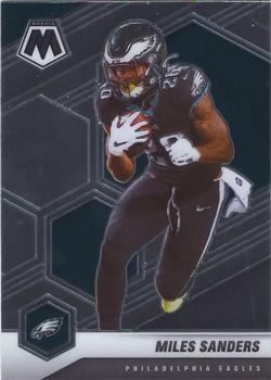 #163 Miles Sanders - Philadelphia Eagles - 2021 Panini Mosaic Football