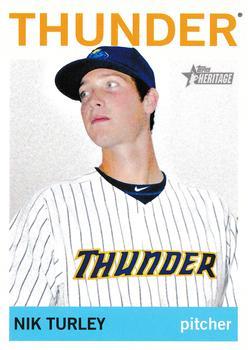 #163 Nik Turley - Trenton Thunder - 2013 Topps Heritage Minor League Baseball