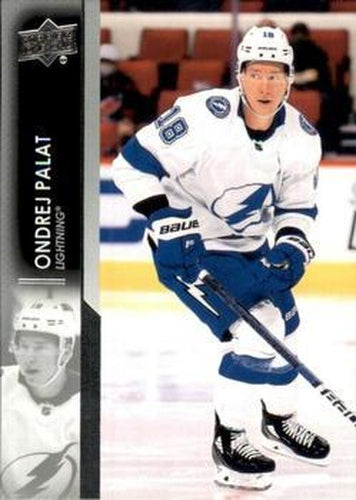 #163 Ondrej Palat - Tampa Bay Lightning - 2021-22 Upper Deck Hockey
