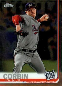 #163 Patrick Corbin - Washington Nationals - 2019 Topps Chrome Baseball