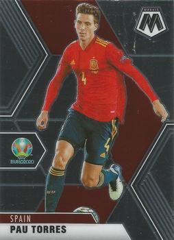 #163 Pau Torres - Spain - 2021 Panini Mosaic UEFA EURO Soccer