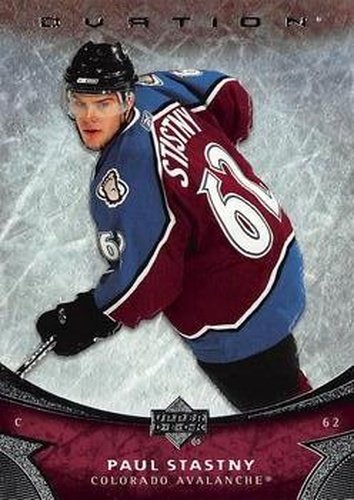 #163 Paul Stastny - Colorado Avalanche - 2006-07 Upper Deck Ovation Hockey