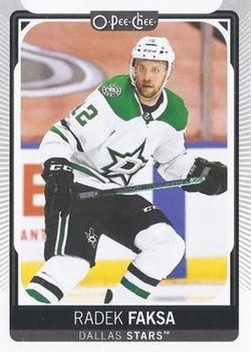 #163 Radek Faksa - Dallas Stars - 2021-22 O-Pee-Chee Hockey