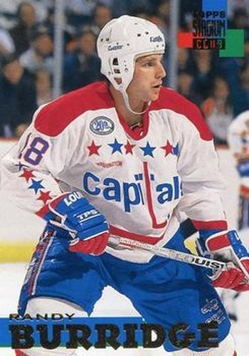 #163 Randy Burridge - Washington Capitals - 1994-95 Stadium Club Hockey