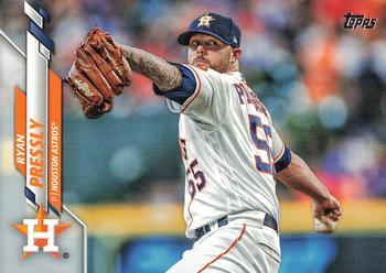#163 Ryan Pressly - Houston Astros - 2020 Topps Baseball