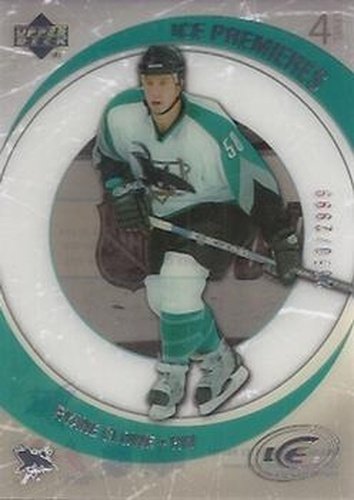#163 Ryane Clowe - San Jose Sharks - 2005-06 Upper Deck Ice Hockey