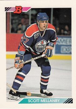 #163 Scott Mellanby - Edmonton Oilers - 1992-93 Bowman Hockey