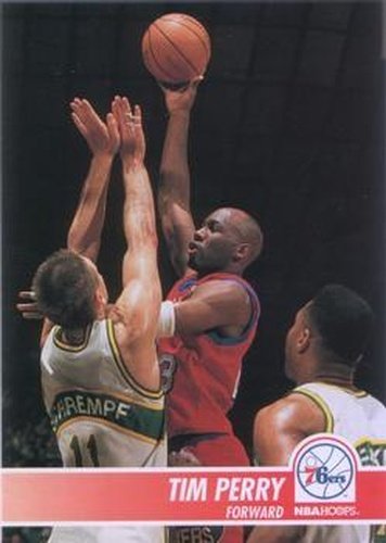 #163 Tim Perry - Philadelphia 76ers - 1994-95 Hoops Basketball